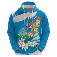 Nicaragua Independence Day Zip Hoodie Since 1821 Nicaragua Culture Concept - Wonder Print Shop