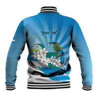 Nicaragua Independence Day Personalized Baseball Jacket Since 1821 Proud Guardabarranco Sacuanjoche - Wonder Print Shop