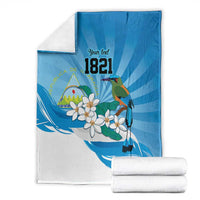 Nicaragua Independence Day Personalized Blanket Since 1821 Proud Guardabarranco Sacuanjoche - Wonder Print Shop
