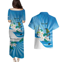 Nicaragua Independence Day Personalized Couples Matching Puletasi and Hawaiian Shirt Since 1821 Proud Guardabarranco Sacuanjoche - Wonder Print Shop