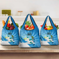 Nicaragua Independence Day Personalized Grocery Bag Since 1821 Proud Guardabarranco Sacuanjoche - Wonder Print Shop