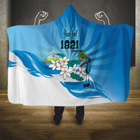 Nicaragua Independence Day Personalized Hooded Blanket Since 1821 Proud Guardabarranco Sacuanjoche - Wonder Print Shop