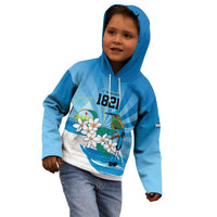 Nicaragua Independence Day Personalized Kid Hoodie Since 1821 Proud Guardabarranco Sacuanjoche - Wonder Print Shop