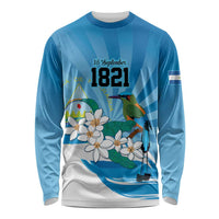 Nicaragua Independence Day Personalized Long Sleeve Shirt Since 1821 Proud Guardabarranco Sacuanjoche - Wonder Print Shop