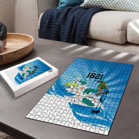 Nicaragua Independence Day Personalized Puzzle Since 1821 Proud Guardabarranco Sacuanjoche - Wonder Print Shop