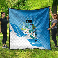Nicaragua Independence Day Personalized Quilt Since 1821 Proud Guardabarranco Sacuanjoche - Wonder Print Shop