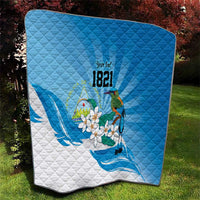 Nicaragua Independence Day Personalized Quilt Since 1821 Proud Guardabarranco Sacuanjoche - Wonder Print Shop