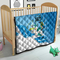 Nicaragua Independence Day Personalized Quilt Since 1821 Proud Guardabarranco Sacuanjoche - Wonder Print Shop