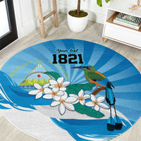 Nicaragua Independence Day Personalized Round Carpet Since 1821 Proud Guardabarranco Sacuanjoche - Wonder Print Shop