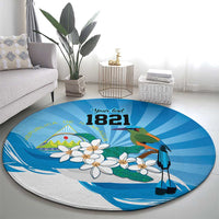 Nicaragua Independence Day Personalized Round Carpet Since 1821 Proud Guardabarranco Sacuanjoche - Wonder Print Shop