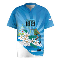 Nicaragua Independence Day Personalized Rugby Jersey Since 1821 Proud Guardabarranco Sacuanjoche - Wonder Print Shop