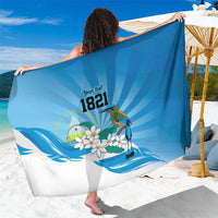 Nicaragua Independence Day Personalized Sarong Since 1821 Proud Guardabarranco Sacuanjoche - Wonder Print Shop