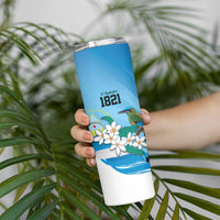 Nicaragua Independence Day Personalized Skinny Tumbler Since 1821 Proud Guardabarranco Sacuanjoche - Wonder Print Shop