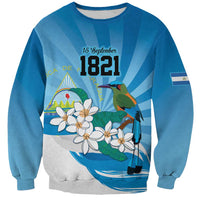 Nicaragua Independence Day Personalized Sweatshirt Since 1821 Proud Guardabarranco Sacuanjoche - Wonder Print Shop