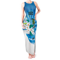 Nicaragua Independence Day Personalized Tank Maxi Dress Since 1821 Proud Guardabarranco Sacuanjoche - Wonder Print Shop