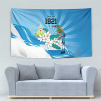 Nicaragua Independence Day Personalized Tapestry Since 1821 Proud Guardabarranco Sacuanjoche - Wonder Print Shop