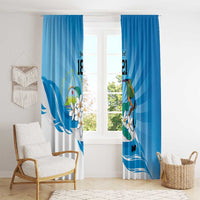 Nicaragua Independence Day Personalized Window Curtain Since 1821 Proud Guardabarranco Sacuanjoche - Wonder Print Shop