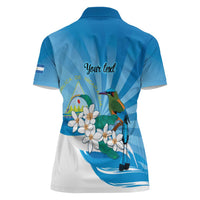 Nicaragua Independence Day Personalized Women Polo Shirt Since 1821 Proud Guardabarranco Sacuanjoche - Wonder Print Shop