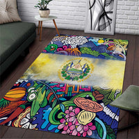 El Salvador Area Rug Funny Local Inspired - Wonder Print Shop