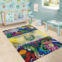 El Salvador Area Rug Funny Local Inspired - Wonder Print Shop