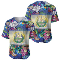 El Salvador Baseball Jersey Funny Local Inspired - Wonder Print Shop