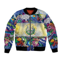 El Salvador Bomber Jacket Funny Local Inspired - Wonder Print Shop