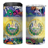 El Salvador 4 in 1 Can Cooler Tumbler Funny Local Inspired - Wonder Print Shop