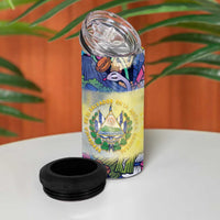 El Salvador 4 in 1 Can Cooler Tumbler Funny Local Inspired - Wonder Print Shop