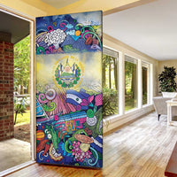 El Salvador Door Cover Funny Local Inspired - Wonder Print Shop