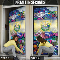 El Salvador Door Cover Funny Local Inspired - Wonder Print Shop