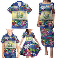 El Salvador Family Matching Puletasi and Hawaiian Shirt Funny Local Inspired - Wonder Print Shop