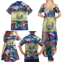 El Salvador Family Matching Summer Maxi Dress and Hawaiian Shirt Funny Local Inspired - Wonder Print Shop