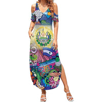 El Salvador Family Matching Summer Maxi Dress and Hawaiian Shirt Funny Local Inspired - Wonder Print Shop