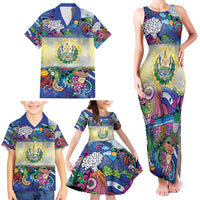El Salvador Family Matching Tank Maxi Dress and Hawaiian Shirt Funny Local Inspired - Wonder Print Shop