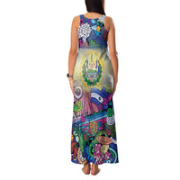El Salvador Family Matching Tank Maxi Dress and Hawaiian Shirt Funny Local Inspired - Wonder Print Shop