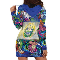 El Salvador Hoodie Dress Funny Local Inspired - Wonder Print Shop