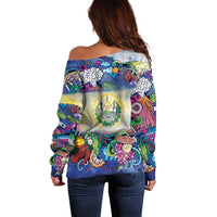 El Salvador Off Shoulder Sweater Funny Local Inspired - Wonder Print Shop