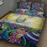 El Salvador Quilt Bed Set Funny Local Inspired - Wonder Print Shop
