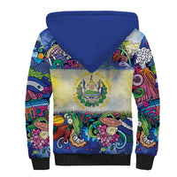 El Salvador Sherpa Hoodie Funny Local Inspired - Wonder Print Shop