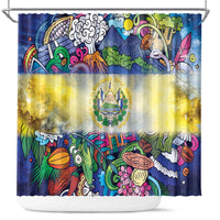 El Salvador Shower Curtain Funny Local Inspired - Wonder Print Shop