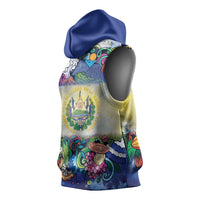 El Salvador Sleeveless Hoodie Funny Local Inspired - Wonder Print Shop