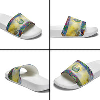 El Salvador Slide Sandals Funny Local Inspired - Wonder Print Shop