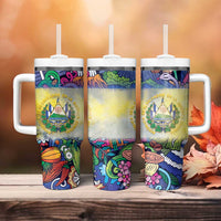 El Salvador Tumbler With Handle Funny Local Inspired - Wonder Print Shop