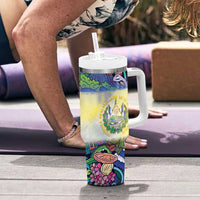 El Salvador Tumbler With Handle Funny Local Inspired - Wonder Print Shop
