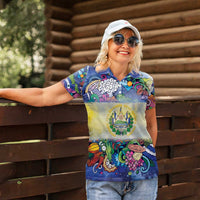 El Salvador Women Polo Shirt Funny Local Inspired - Wonder Print Shop