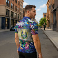 El Salvador Zipper Polo Shirt Funny Local Inspired - Wonder Print Shop