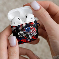 Largemouth Bass Fishing AirPods Case America 250 Year Freedom