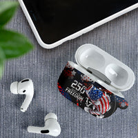 Largemouth Bass Fishing AirPods Case America 250 Year Freedom