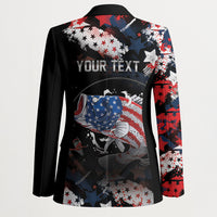 Personalized Largemouth Bass Fishing Blazer America 250 Year Freedom