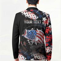 Personalized Largemouth Bass Fishing Blazer America 250 Year Freedom